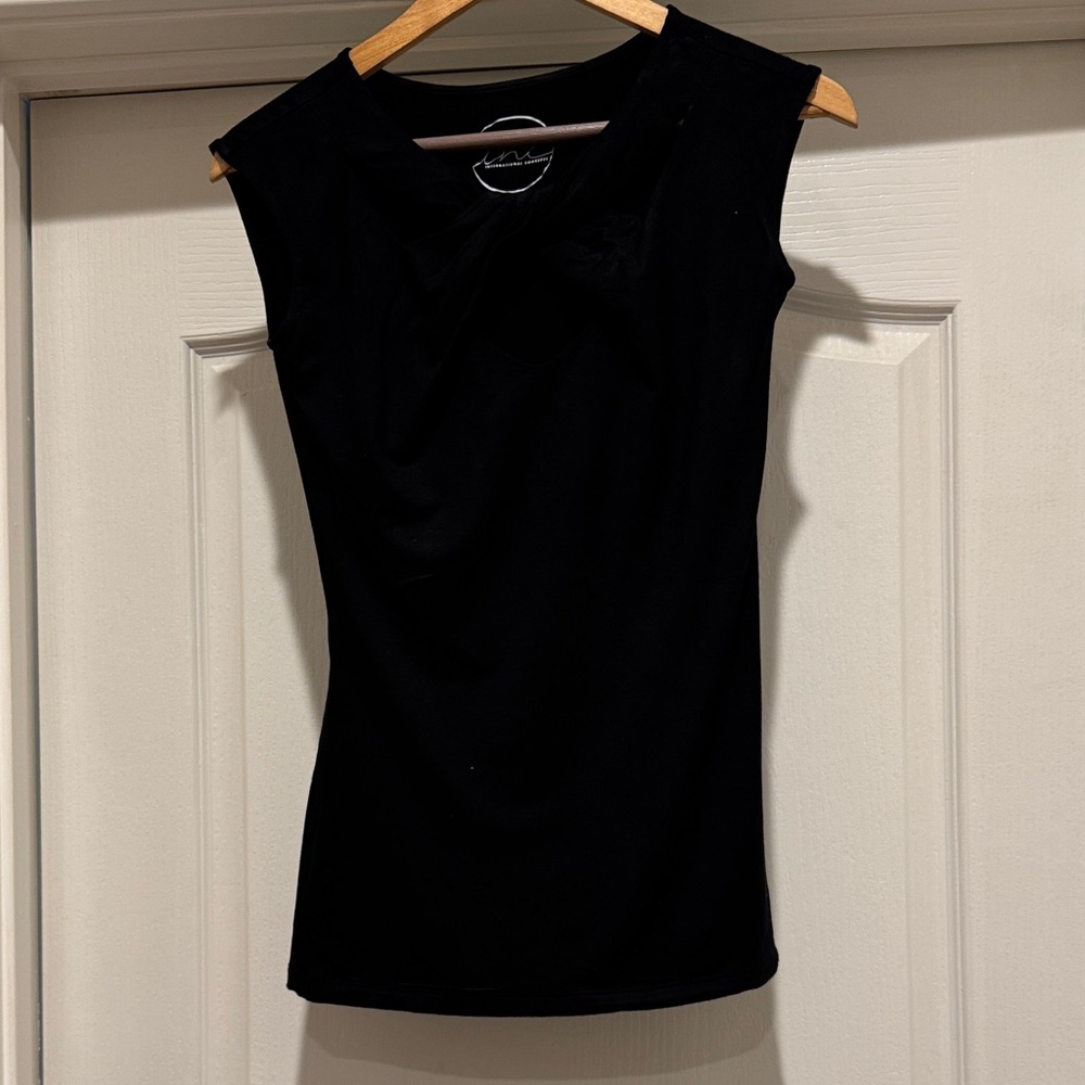 Inc black sleeveless top small